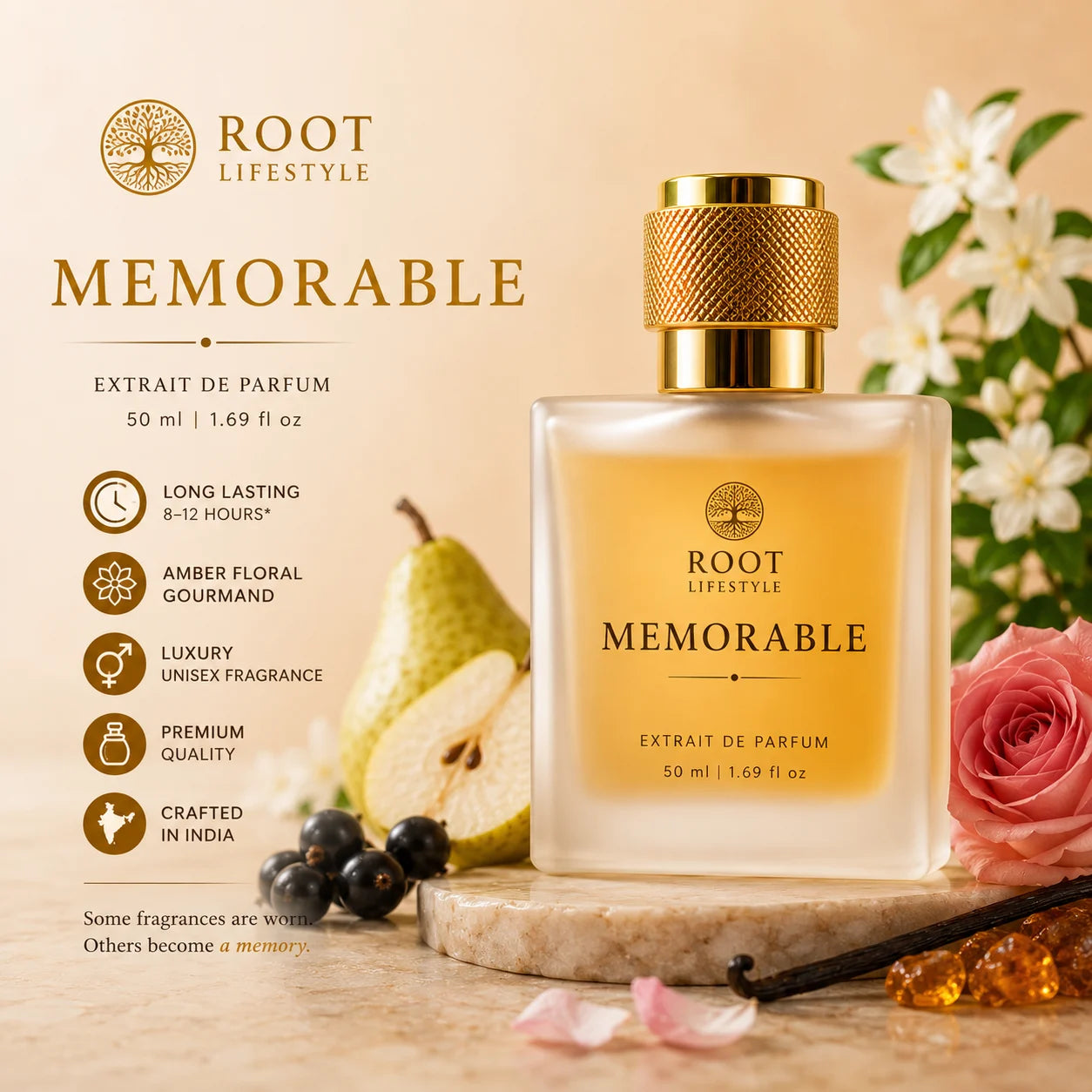Memorable – Extrait de Parfum | 50ml | Luxury Unisex Perfume